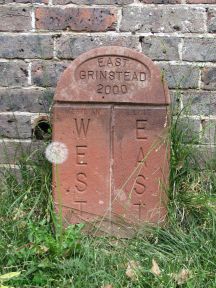Greenwich Meridian Marker; England; West Sussex; East Grinstead